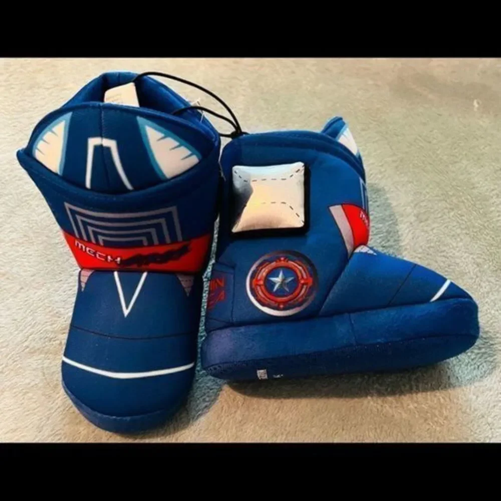 Boys boot style slippers - captain america
